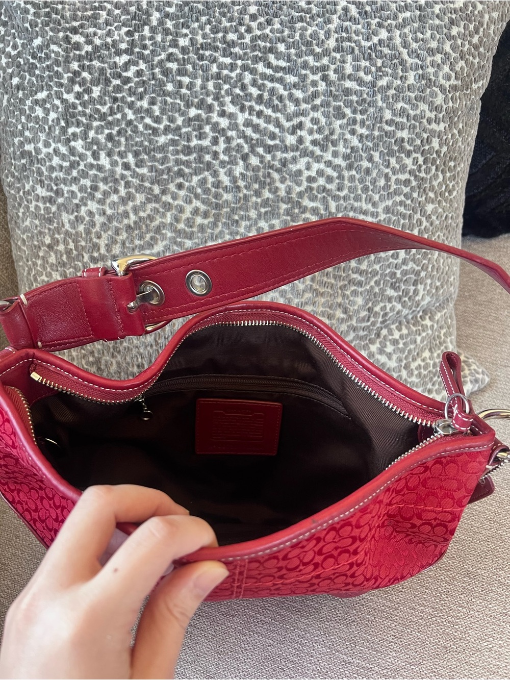 Coach Vintage Y2k Cherry Red Soho Bag - Picture 6 of 9